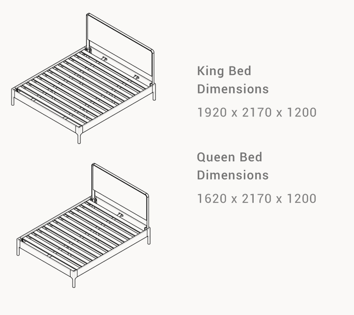 Evans American Oak Timber Bed