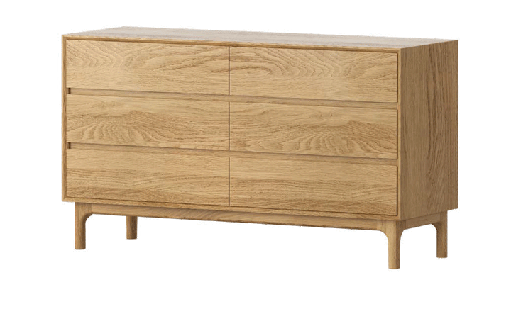 Evans American Oak Chest of Drawers/Dresser