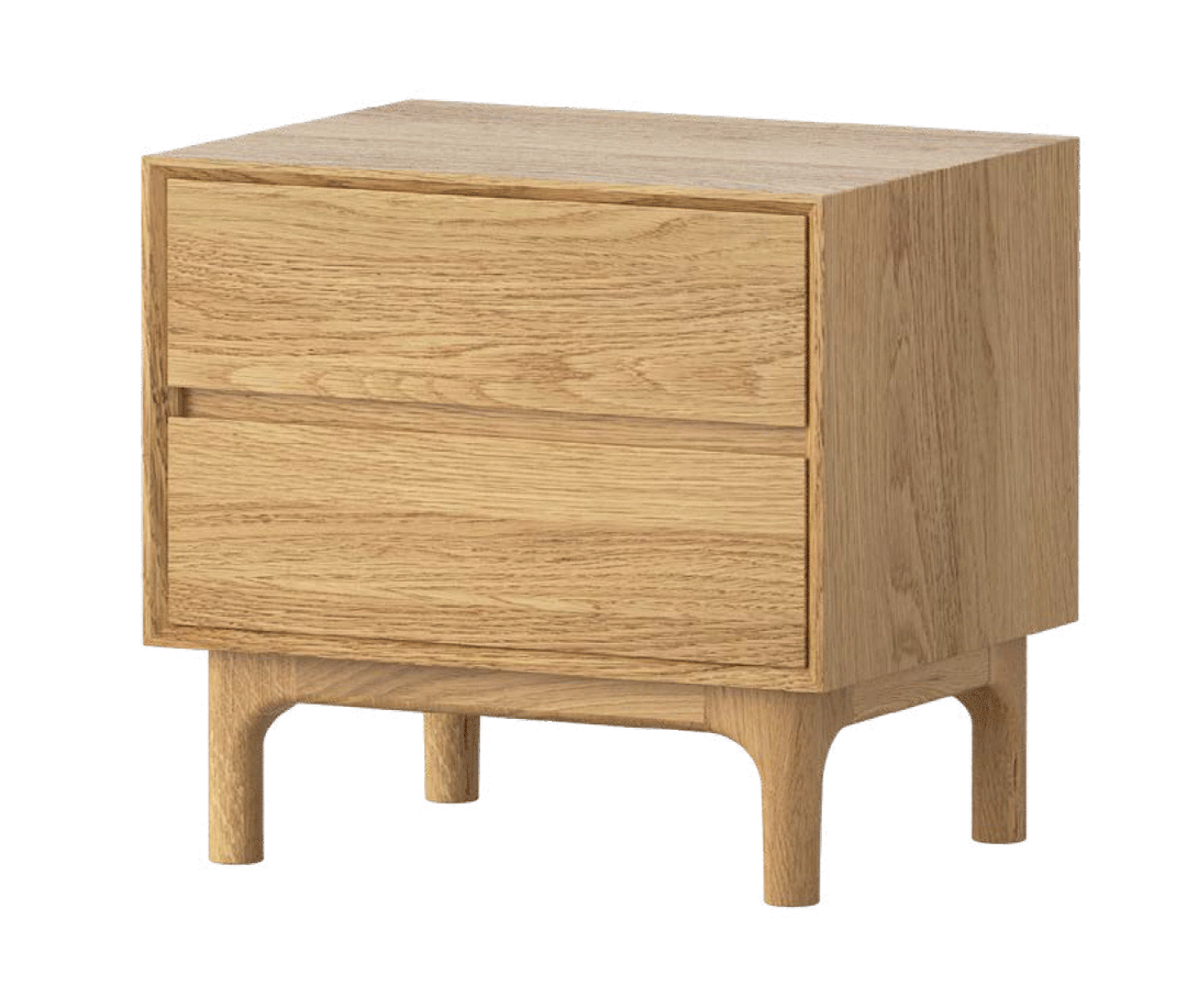 Evans American Oak Bedside table