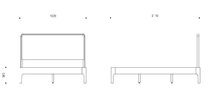 Evans American Oak Timber Bed