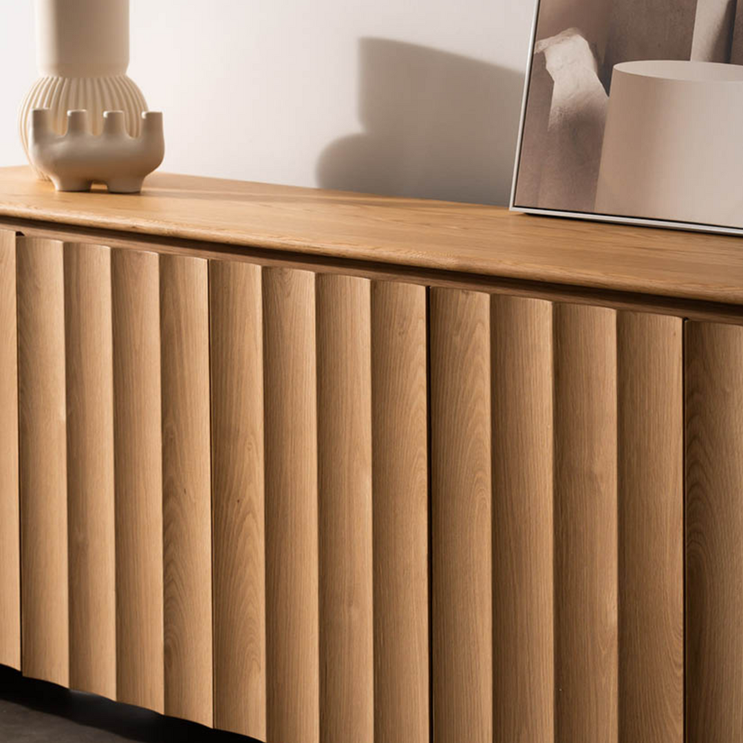Bondi Fluted Oak Buffet