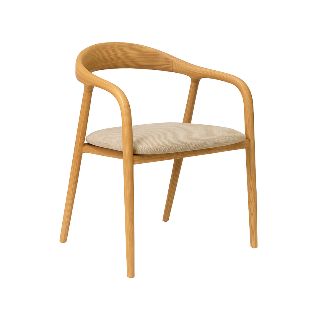 Lille Dining Chair - Natural / Biege
