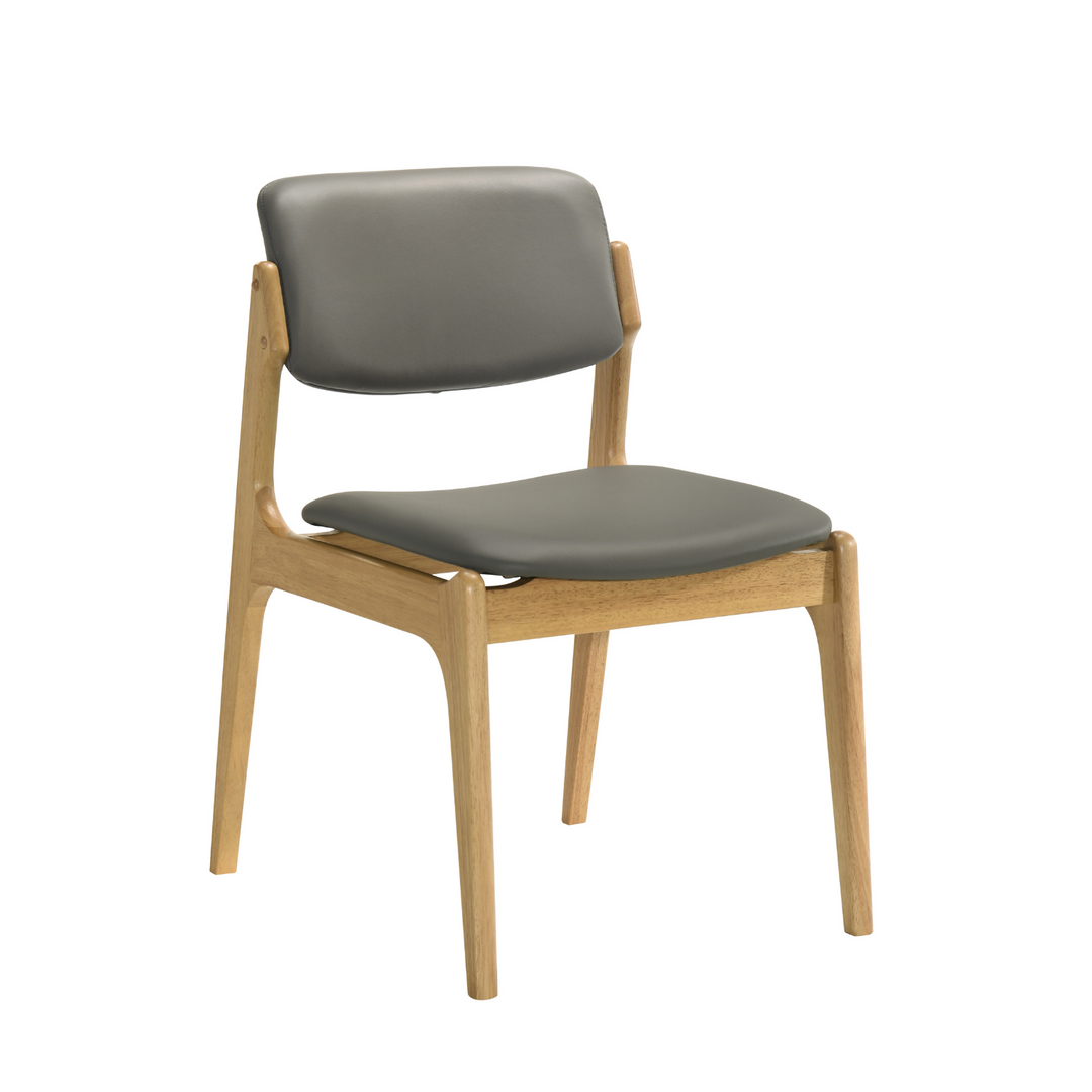 Tivoli Dining Chair - Oak / Grey Leather