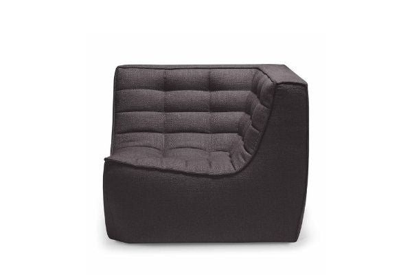 Ethnicraft N701 Sofa Corner in Dark Grey