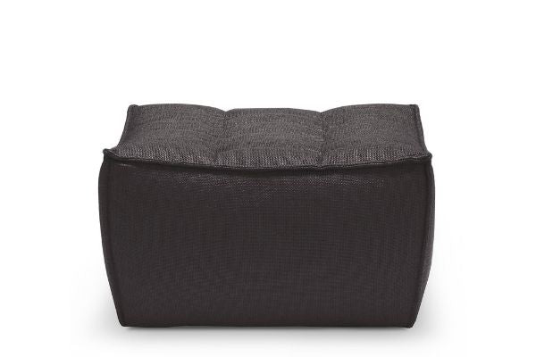 Ethnicraft N701 Footstool in Dark Grey