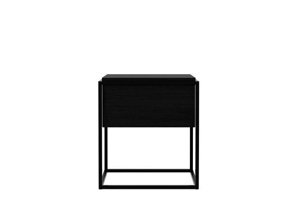 Ethnicraft Oak Monolit Black Bedside Table