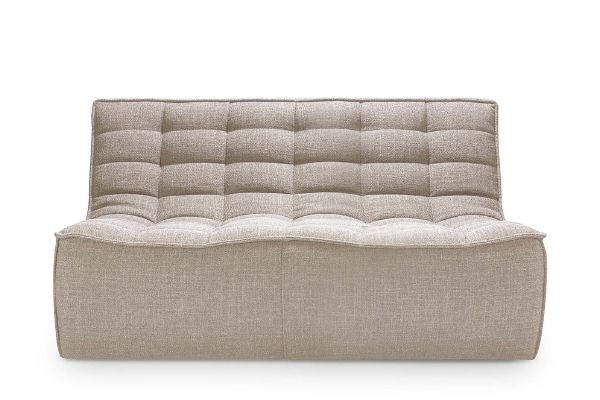 Ethnicraft N701 Sofa 2 Seater in Dark Beige