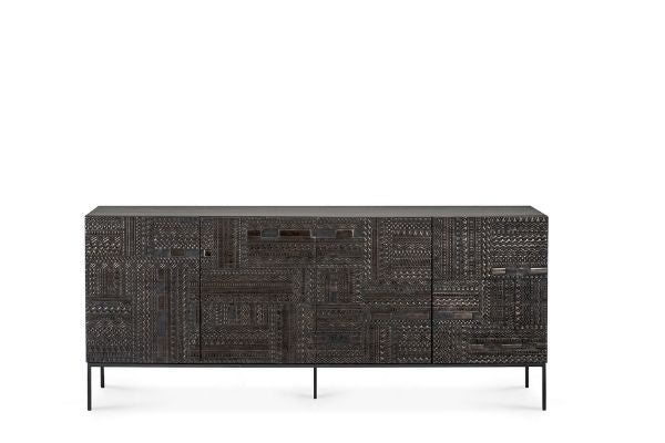 Ethnicraft Ancestors Teak Tabwa 4 Door Sideboard