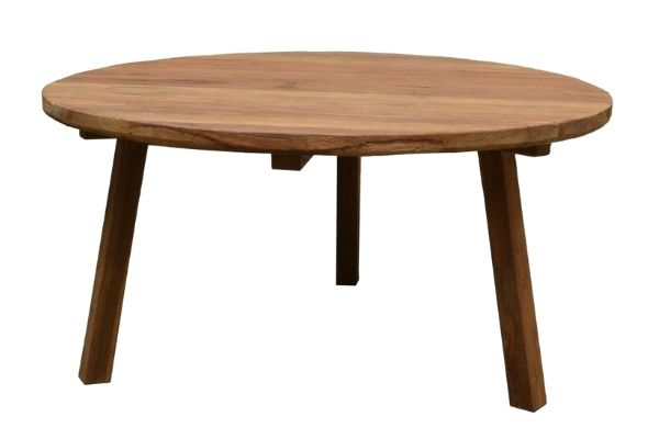 Teak Driftwood Mali Round Coffee Table