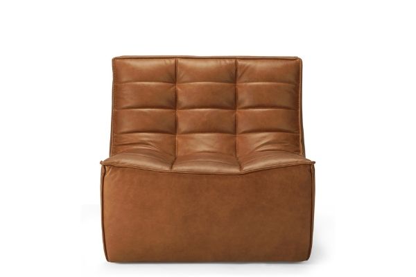 Ethnicraft N701 Sofa 1 Seater in Old Saddle