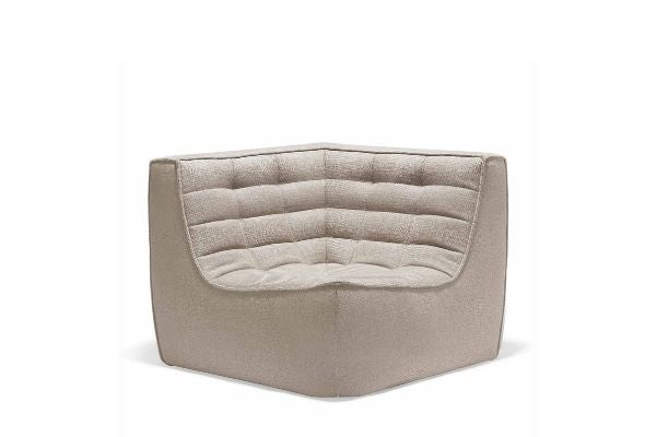Ethnicraft N701 Sofa Corner in Dark Beige