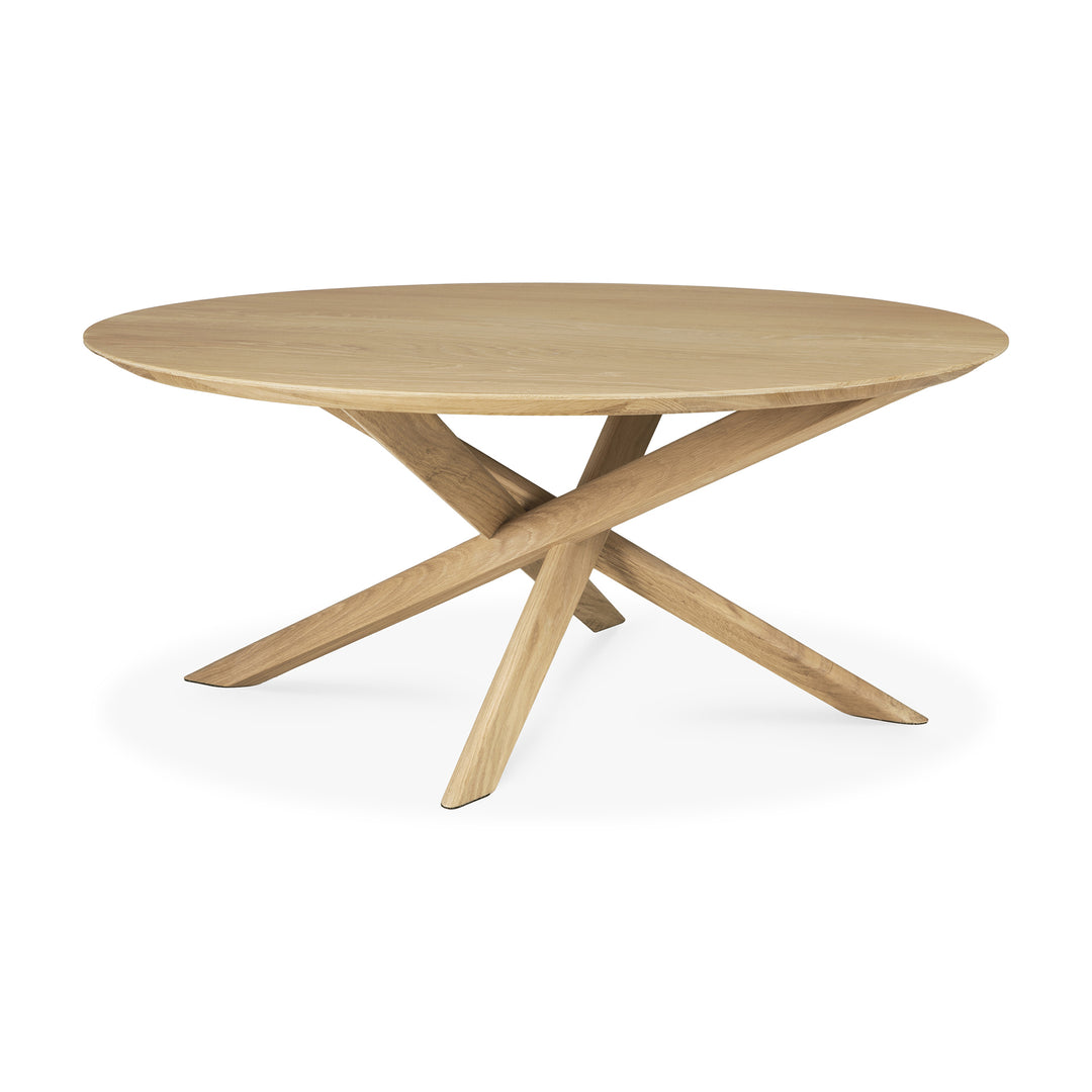 Ethnicraft Oak Mikado Round Coffee Table
