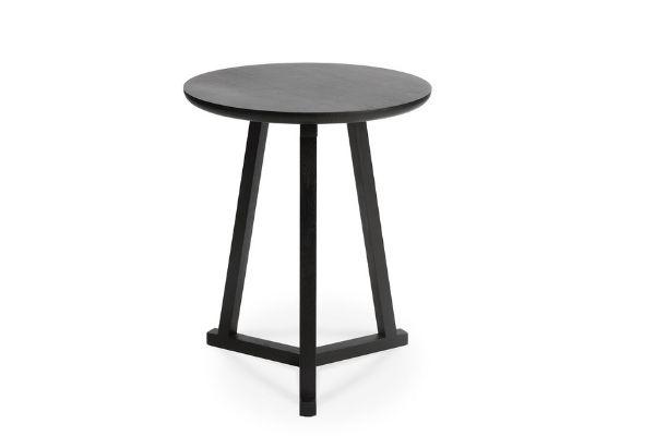 Ethnicraft Black Tripod Side Table