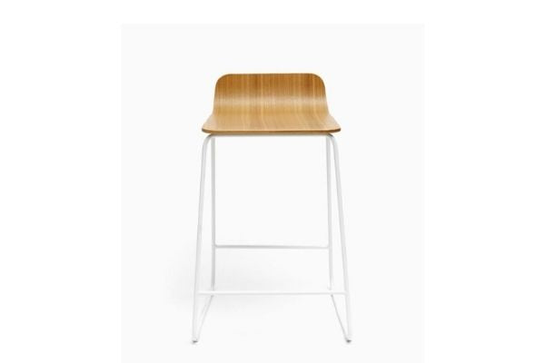 Lolli Counter Stool with White Frame