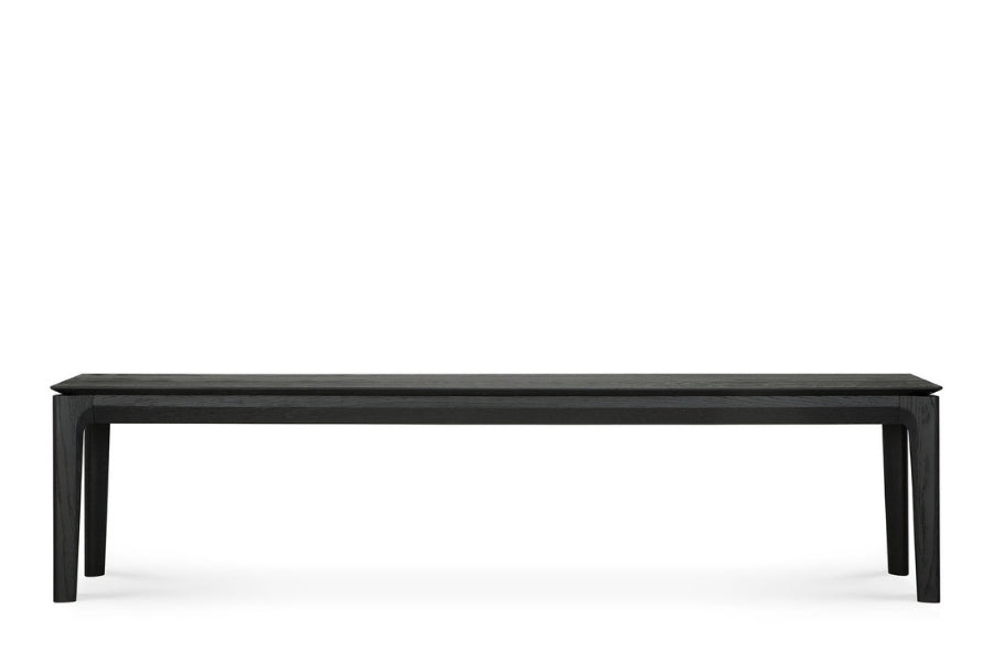 Ethnicraft Oak Bok Black Bench 186cm