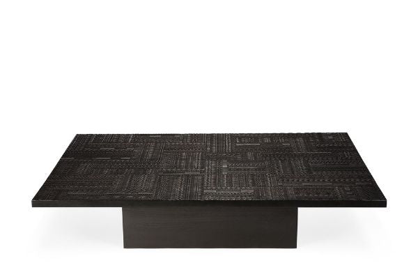 Ethnicraft Ancestors Teak Tabwa Blok Coffee Table