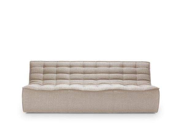 Ethnicraft N701 Sofa 3 Seater in Dark Beige