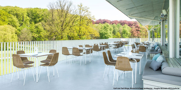 BASKET CHAIR OUTDOOR DINING CHAIR by Gian Franco Legler