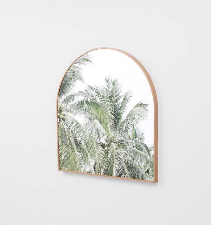 Faded Palms Framed Arch