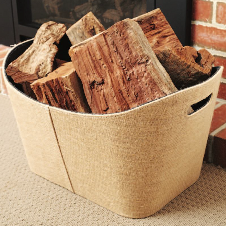 Firewood Log Basket - Jute