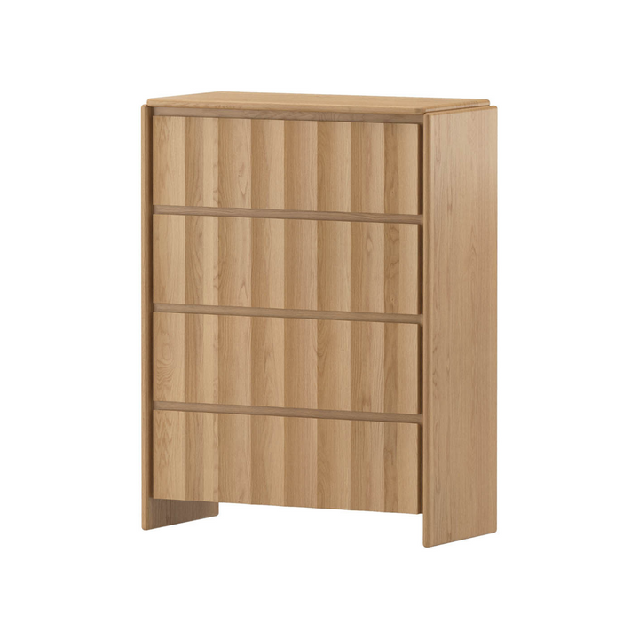 Bondi Oak Fluted Tallboy