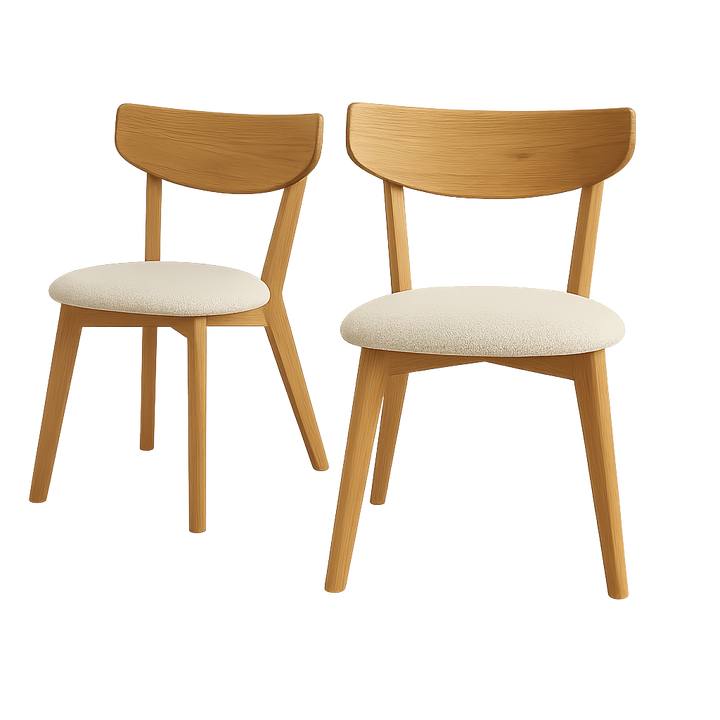 Solo Oak Dining Chair - Metal