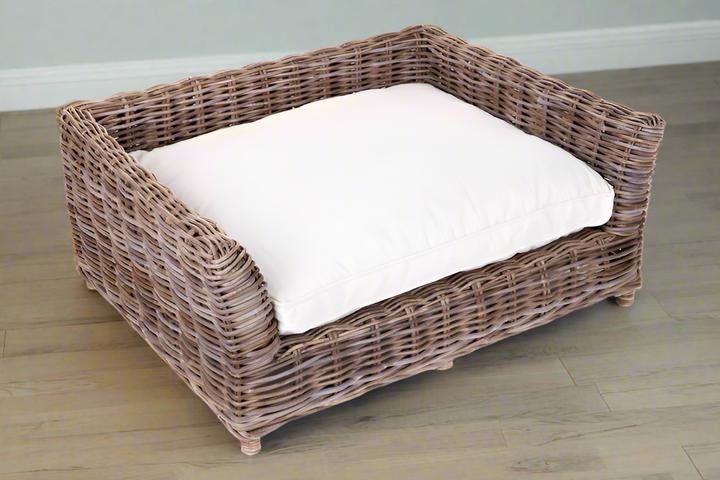 Rectangle Rattan Dog Bed – Large