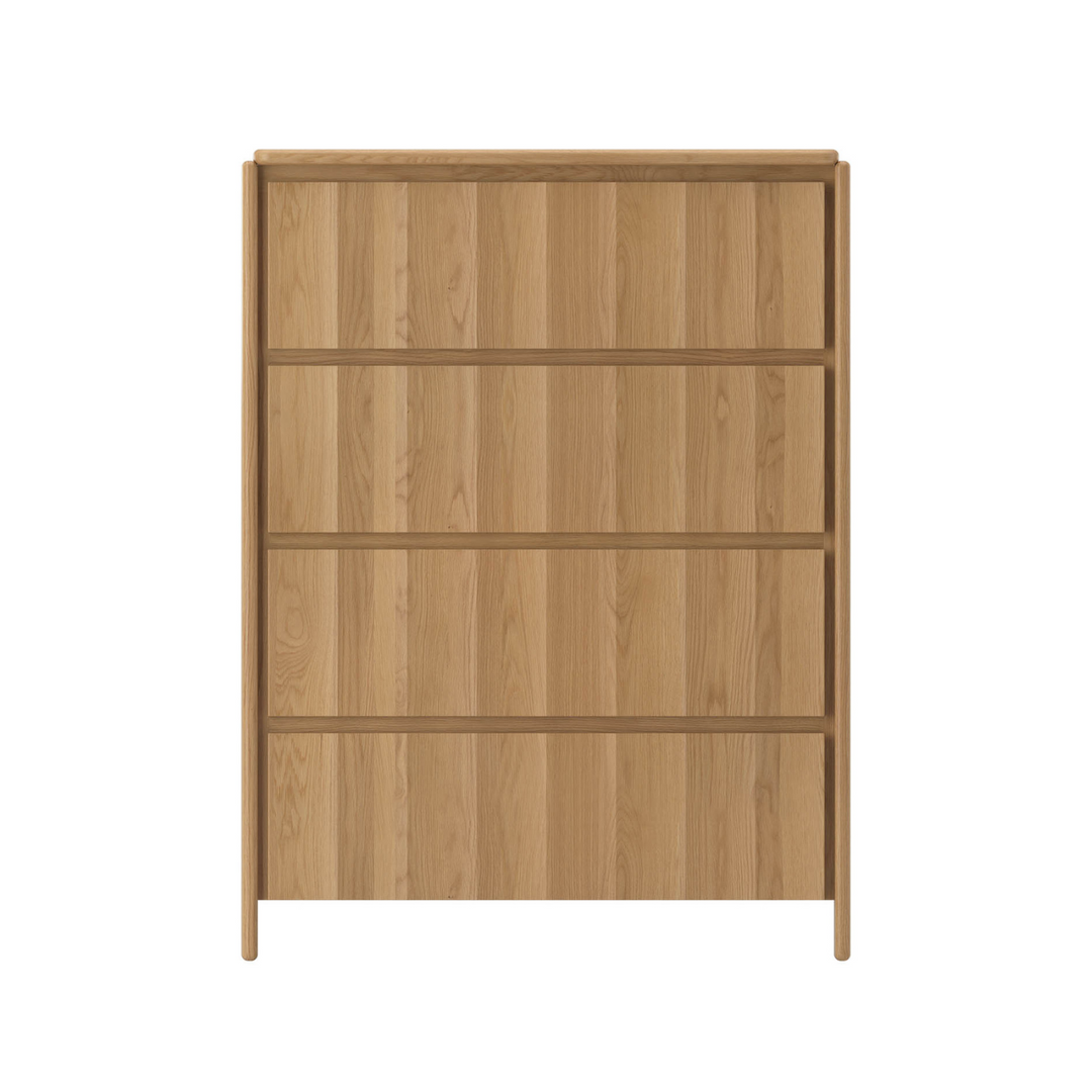Bondi Oak Fluted Tallboy