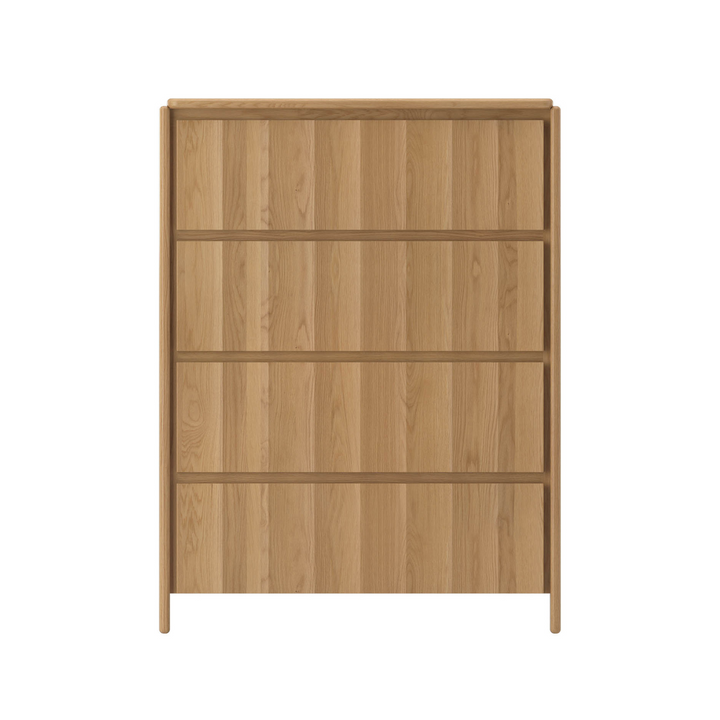Bondi Oak Fluted Tallboy
