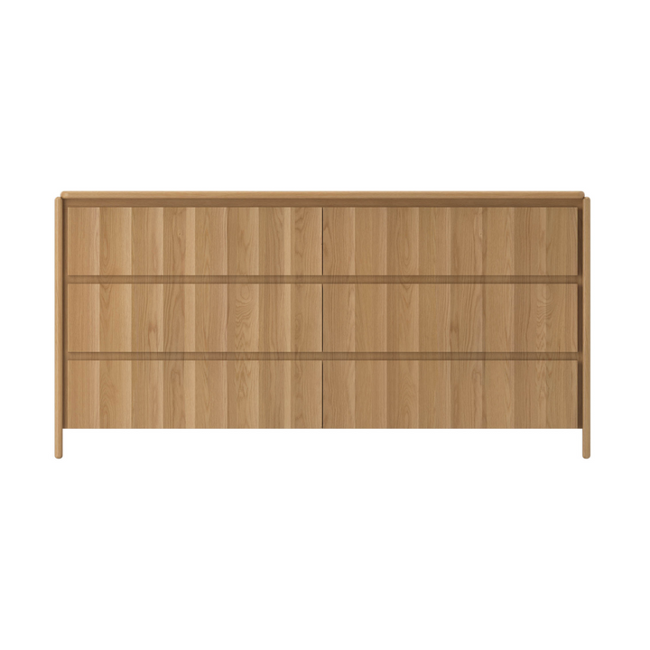 Bondi Oak Fluted Dresser