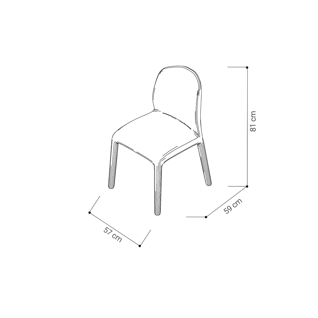 Beck Dining Chair - Limestone