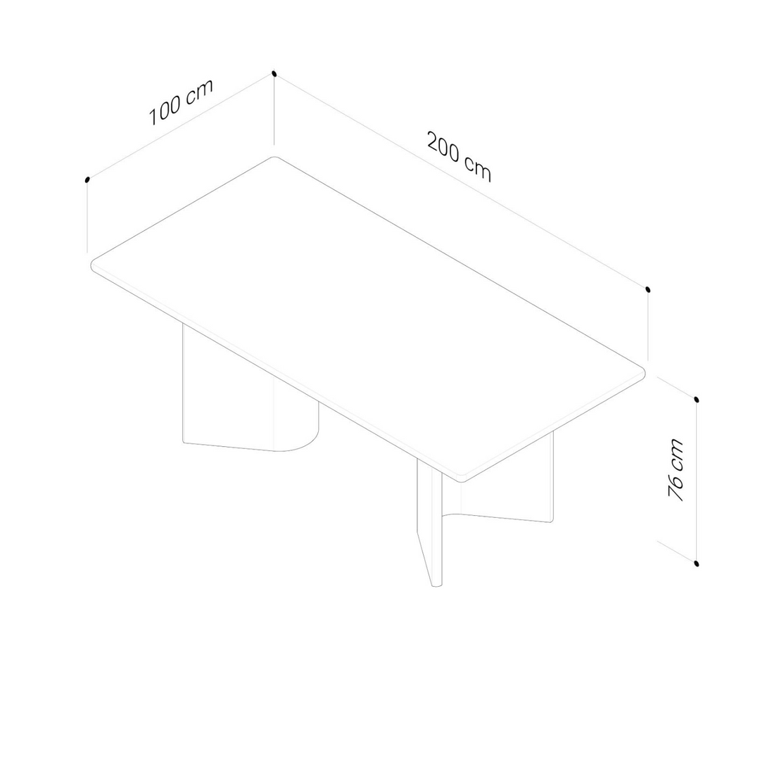 Camden Oak Dining Table - Rectangle