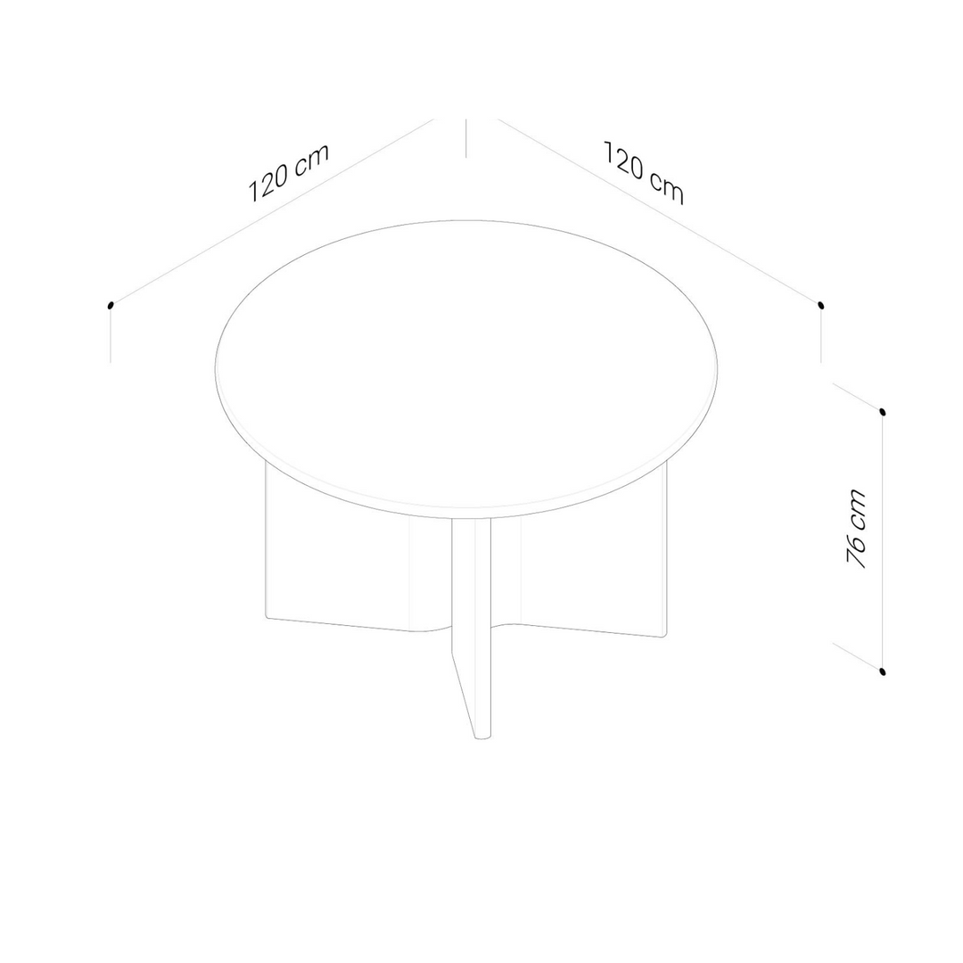 Camden Oak Dining Table