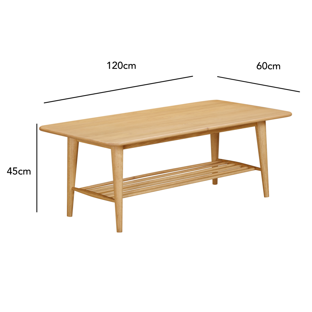 Contour Oak Coffee Table