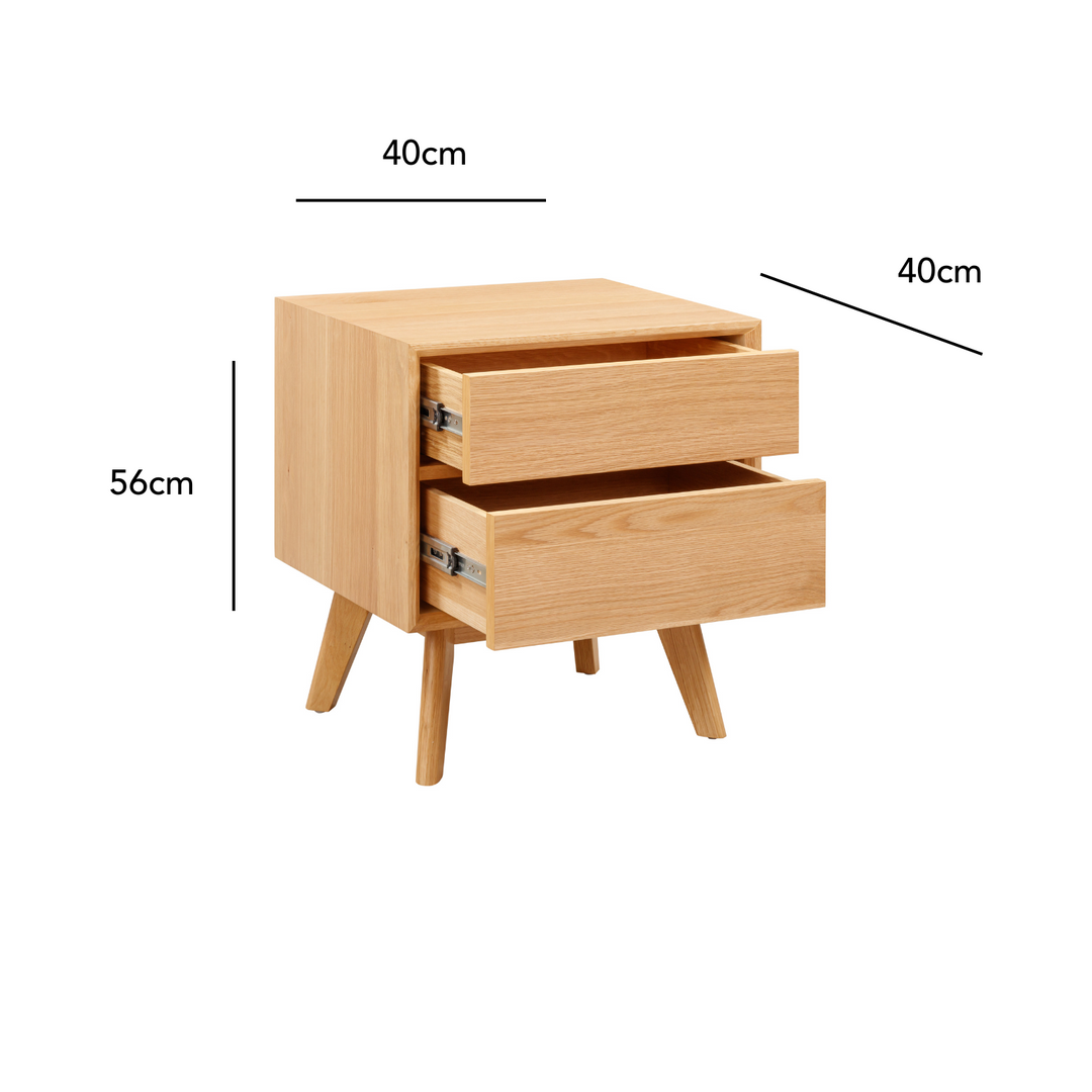 Contour Bedside Table Set