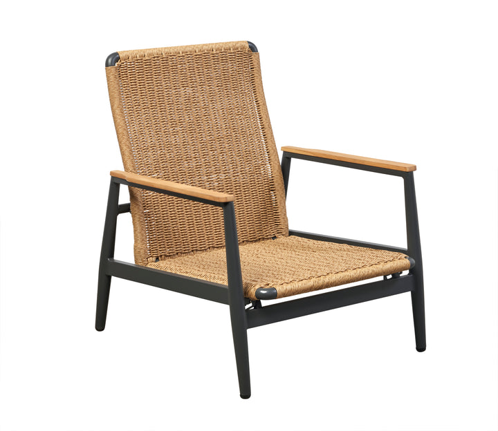 Cologne 4 piece wicker setting with recliner function
