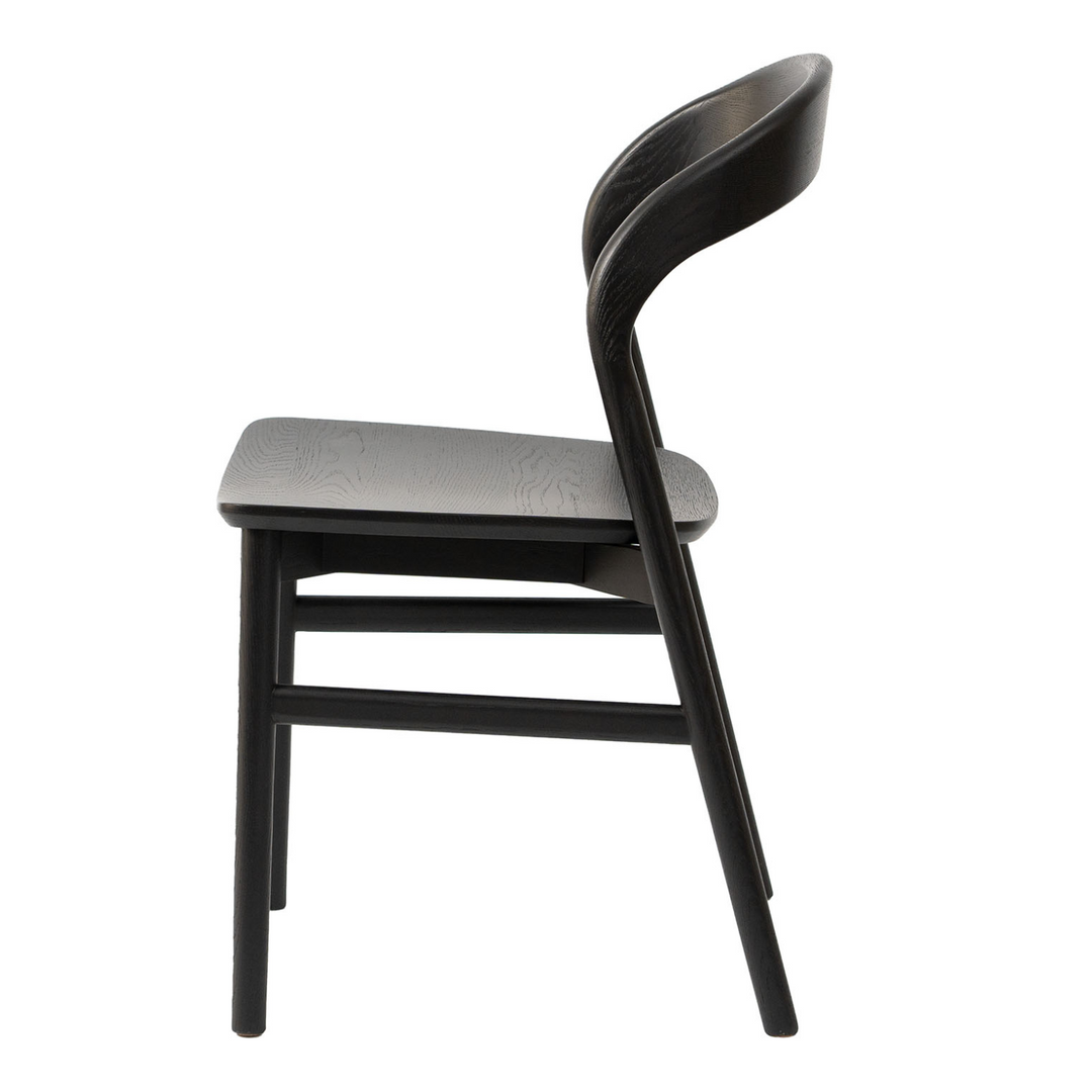 Tempo Black Oak Dining Chair