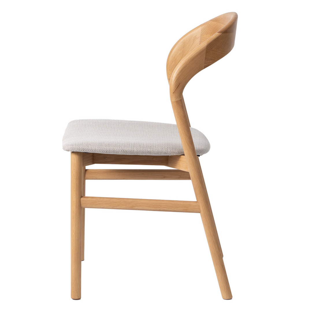 Tempo Oak & Fabric Dining Chair