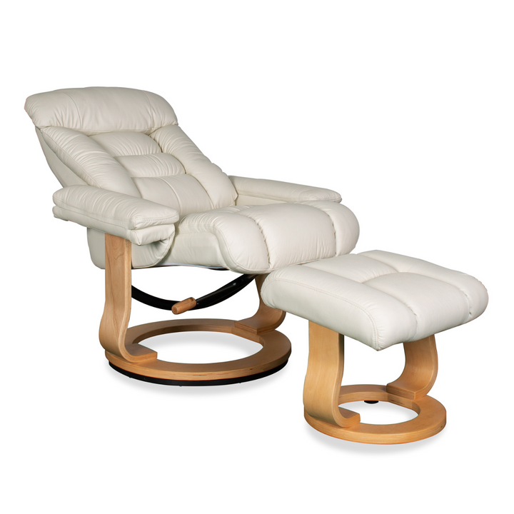 Bianco LuxeSofa Leather Recliner