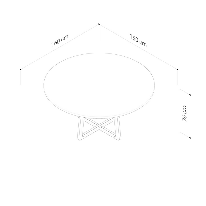 Sutton Round Dining Table