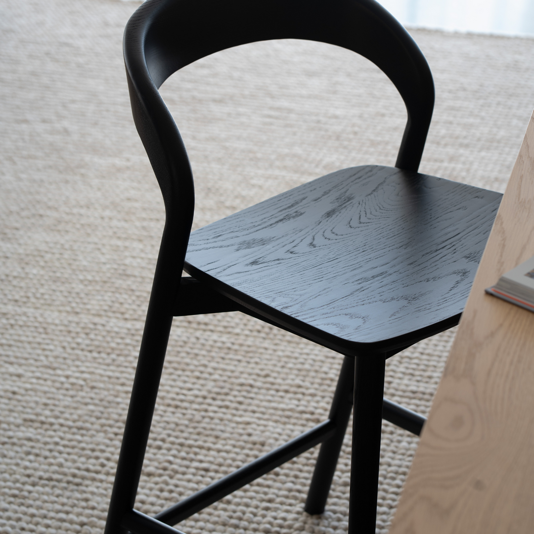 Tempo Stool - Black Oak