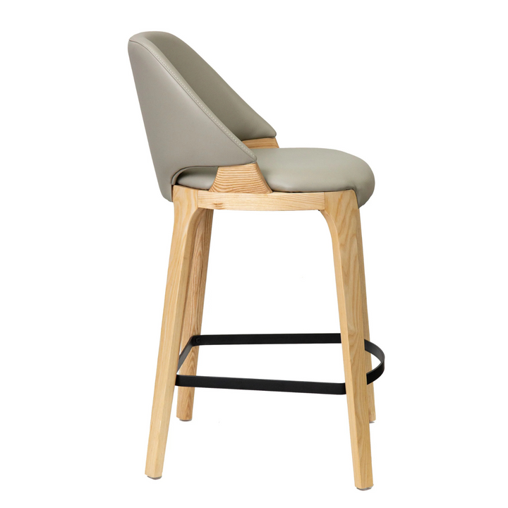 Tia Stool - Natural/Pewter