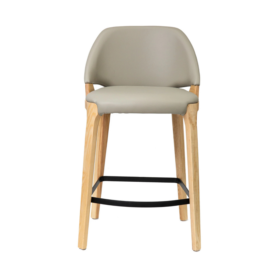 Tia Stool - Natural/Pewter