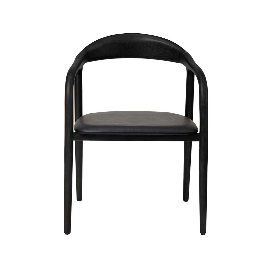 Lille Dining Chair - Black / Black