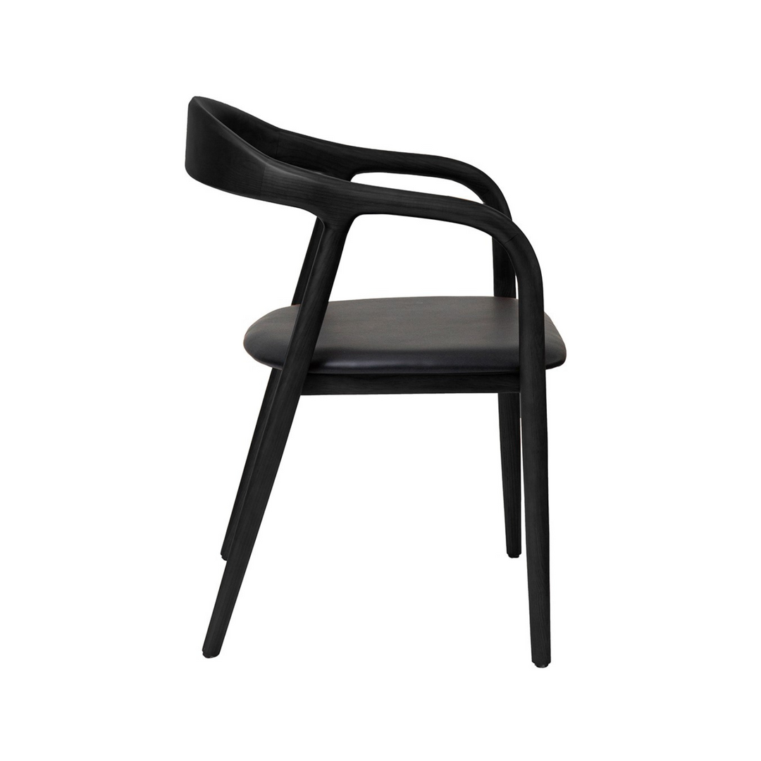 Lille Dining Chair - Black / Black