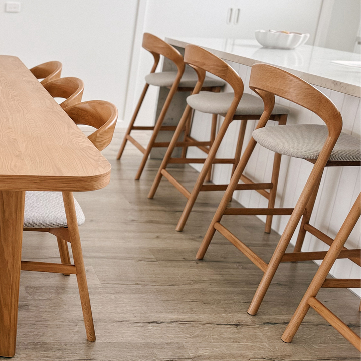 Tempo Stool - Oak / Silver Sage