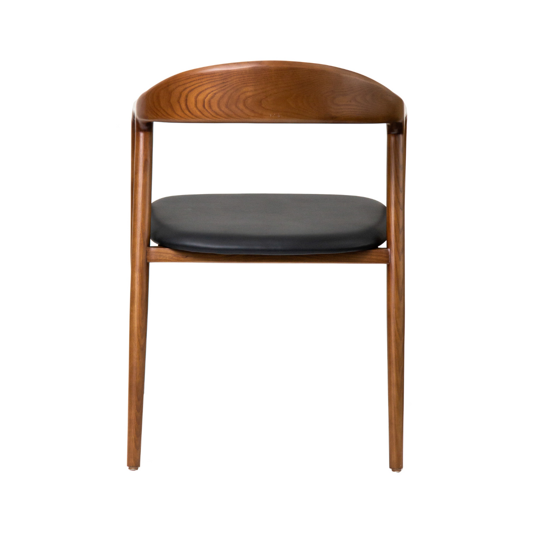Lille Dining Chair - Walnut / Black