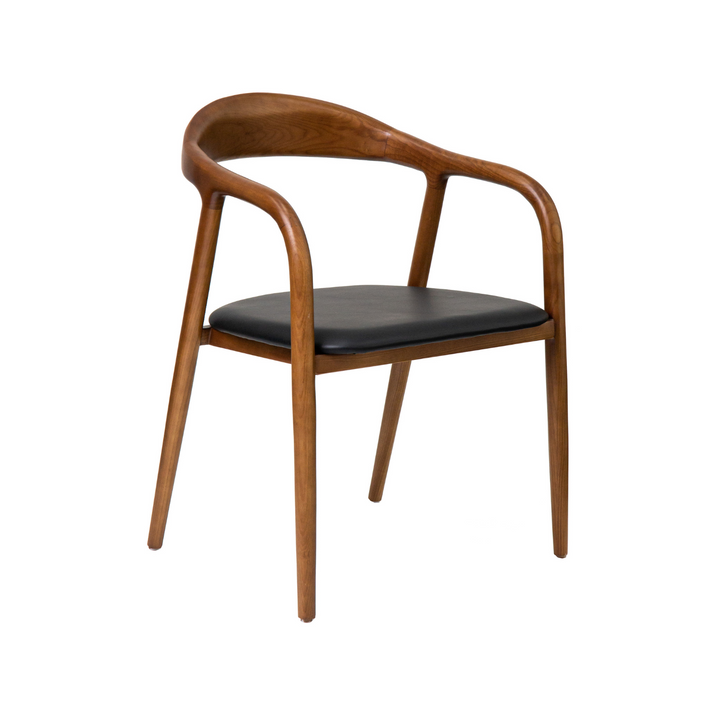 Lille Dining Chair - Walnut / Black
