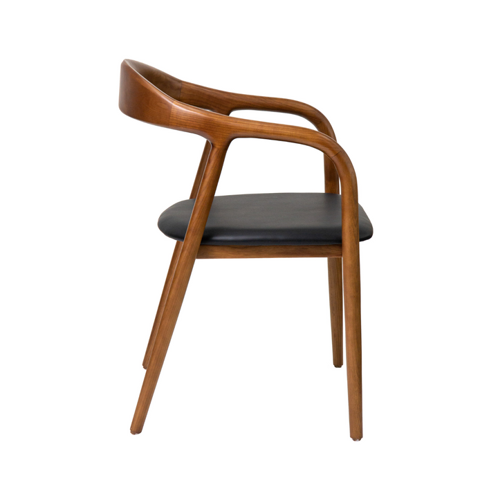 Lille Dining Chair - Walnut / Black