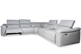 Florence Leather Corner Electric Lounge Suite